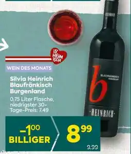Billa Silvia Heinrich Blaufränkisch Burgenland Angebot