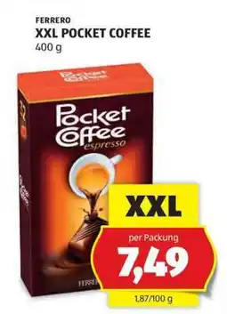 Hofer XXL POCKET COFFEE Angebot
