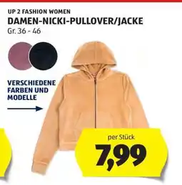 Hofer DAMEN-NICKI-PULLOVER/JACKE Angebot
