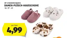 Hofer Damen Plüsch-Hausschuhe Angebot