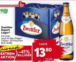 Billa Zwettler export lager¹) Angebot