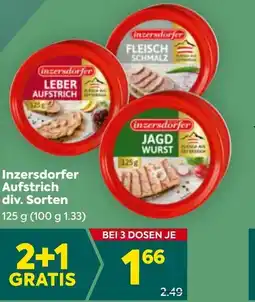 Billa Inzersdorfer leber aufstrich Angebot