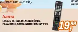 Expert Hama ersatz-fernbedienung für lg, panasonic, samsung oder sony tv's Angebot