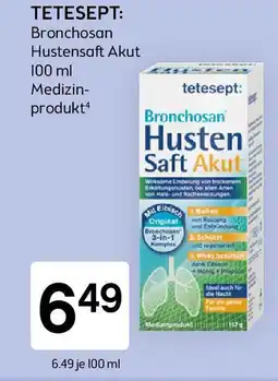Bipa tetesept: Bronchosan Husten Saft Akut Angebot