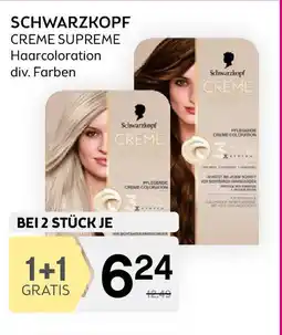 Bipa Schwarzkopf creme supreme haarcoloration Angebot