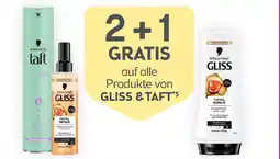 Bipa auf alle Produkte von GLISS & TAFT Angebot