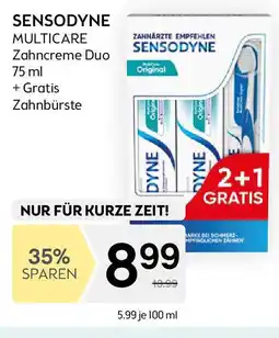 Bipa Sensodyne multicare zahncreme duo Angebot