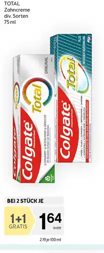 Bipa Colgate total zahncreme Angebot