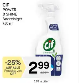 Bipa Cif power & shine badreiniger Angebot
