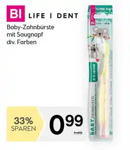 Bipa Baby-zahnbürste mit saugnapf Angebot