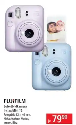 Libro FUJIFILM Sofortbildkamera Instax Mini 12 Angebot