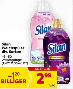 Billa Silan weichspüler div. sorten Angebot