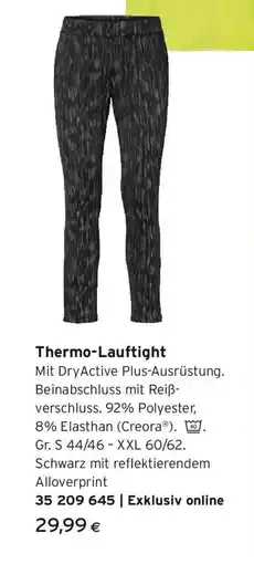 Tchibo Eduscho Thermo lauftight Angebot