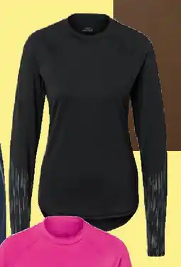 Tchibo Eduscho Langarm-Funktionsshirt, schwarz-silberfarben Angebot