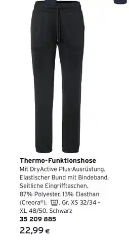 Tchibo Eduscho Thermo-funktionshose Angebot