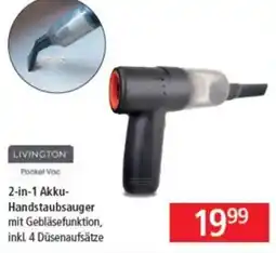 Libro LIVINGTON 2-in-1 Akku- Handstaubsauger Angebot