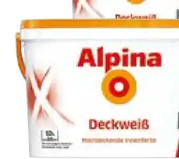 Hellweg Alpina Innenfarbe Deckweiß Angebot