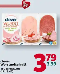 Billa clever Wurstaufschnitt Angebot