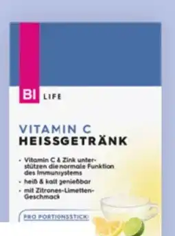 Bipa Bi Life Heißgetränk Vitamin C Angebot