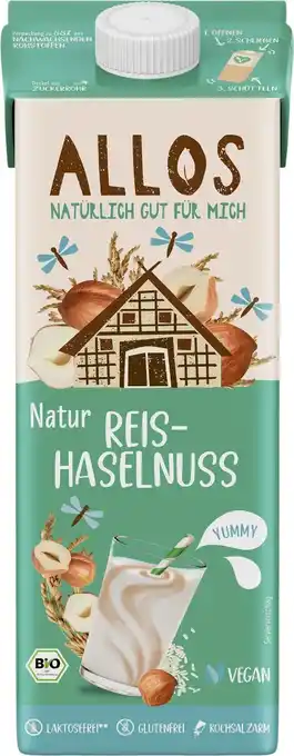 dm Allos Bio Reis-Haselnuss-Drink Angebot