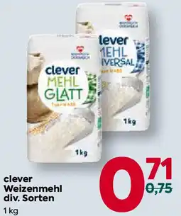 Billa clever Weizenmehl div. Sorten Angebot