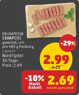 PENNY Delikatessa cevapcici Angebot