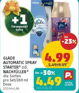 PENNY Glade automatic spray starter* od. nachfüller Angebot