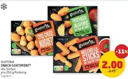 PENNY Gustoria snack-sortiment Angebot