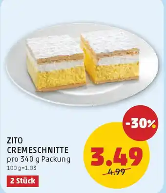 PENNY Zito cremeschnitte Angebot