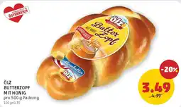 PENNY Ölz butterzopf mit honig Angebot