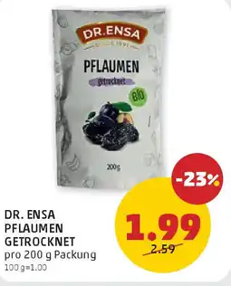 PENNY Dr. ensa pflaumen getrocknet Angebot