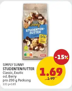 PENNY Simply sunny studenten- futter Angebot