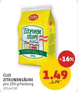 PENNY Clio zitronensäure Angebot