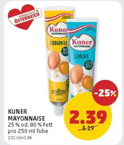 PENNY Kuner mayonnaise Angebot