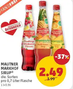 PENNY Mautner markhop sirup Angebot