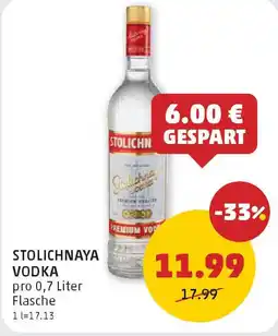 PENNY Stolichnaya vodka Angebot