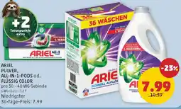 PENNY Ariel pulver, all-in-1-pods od. flüssig color Angebot
