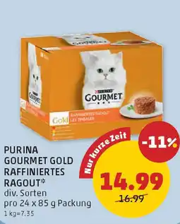 PENNY Purina gourmet gold raffiniertes ragout Angebot