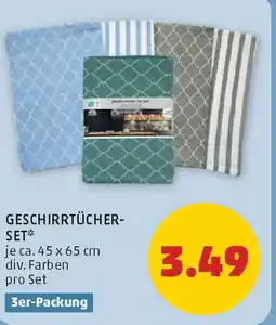 PENNY Geschirrtücher- set Angebot