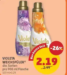 PENNY Violeta weichspüler Angebot