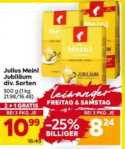 Billa Julius meinl jubiläum div. sorten Angebot