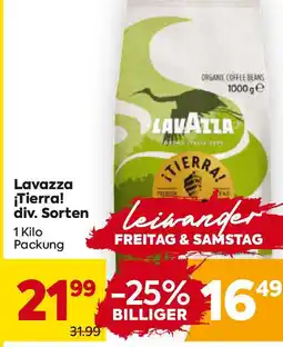 Billa Lavazza ¡tierra! div. sorten Angebot