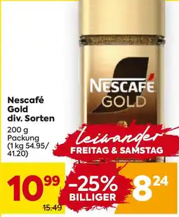 Billa Nescafé gold div. sorten Angebot