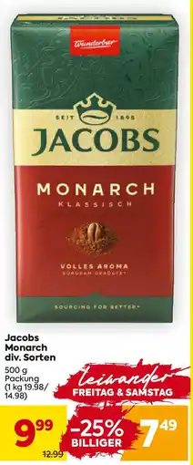 Billa Jacobs monarch div. sorten Angebot