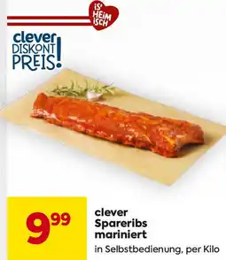 Billa Clever spareribs mariniert Angebot