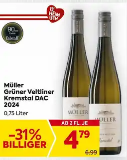 Billa Müller Grüner Veltliner Kremstal DAC 2024 Angebot