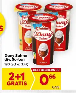 Billa Dany Sahne div. sorten Angebot