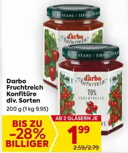 Billa Darbo fruchtreich konfitüre Angebot