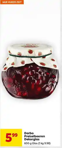 Billa Darbo preiselbeeren dekorglas Angebot