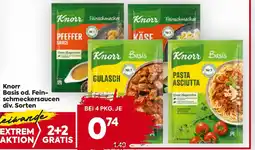 Billa Knorr basis od. fein- schmeckersaucen div. sorten Angebot